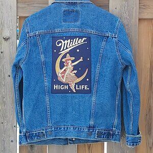 Levi's Miller High Life Retro Denim Jacket Size Small HTF BNWT BACK PATCH